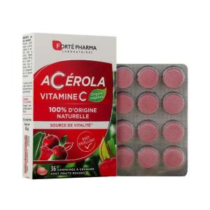 FORTE PHARMA ACEROLA VITAMINE C 36 COMPRIMÉS À CROQUER